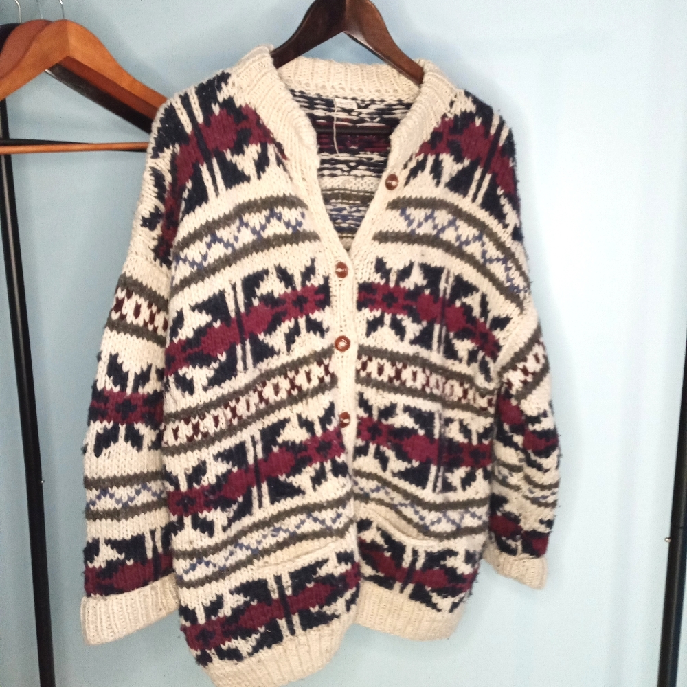 Vintage Equador Made Wool Sweater